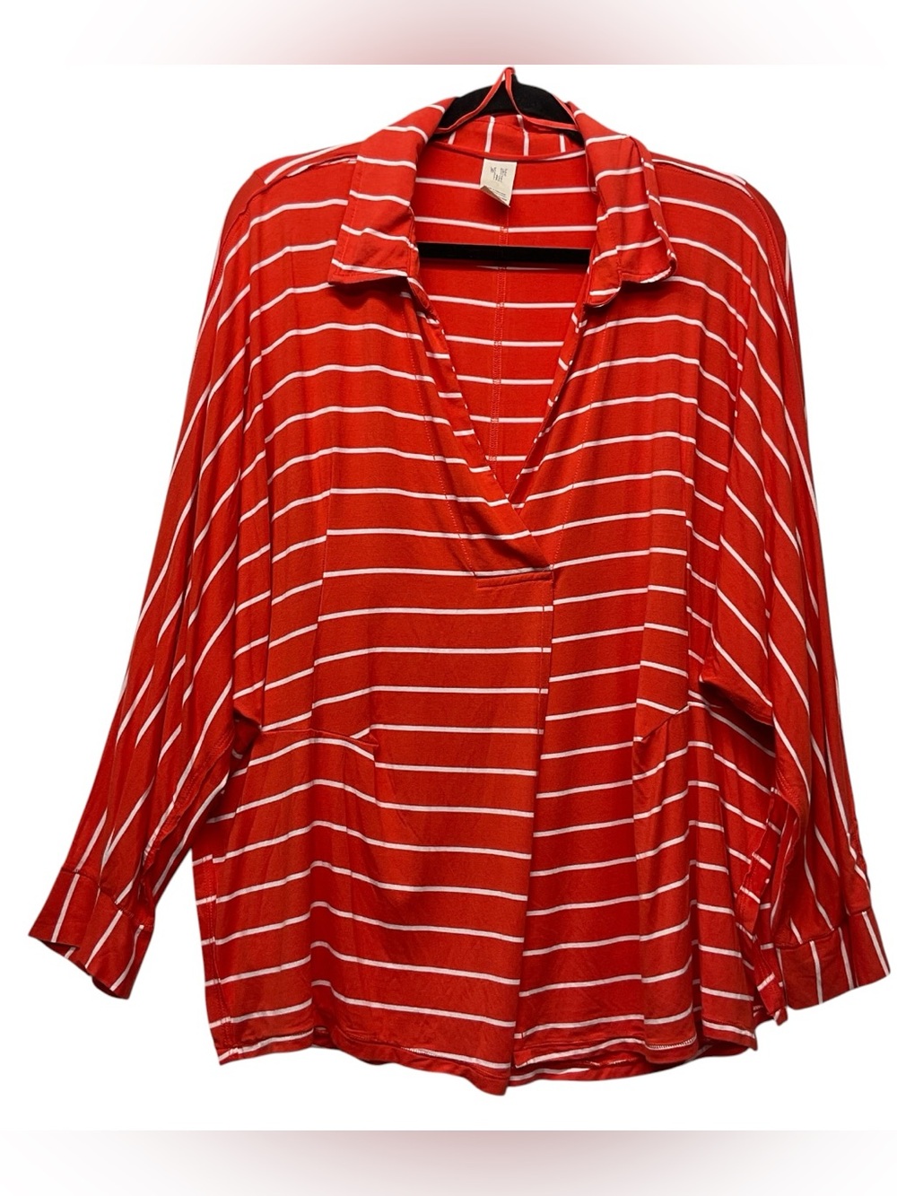 We The Free Can't Fool Me Striped Tee Size M Oversized Beach Festival